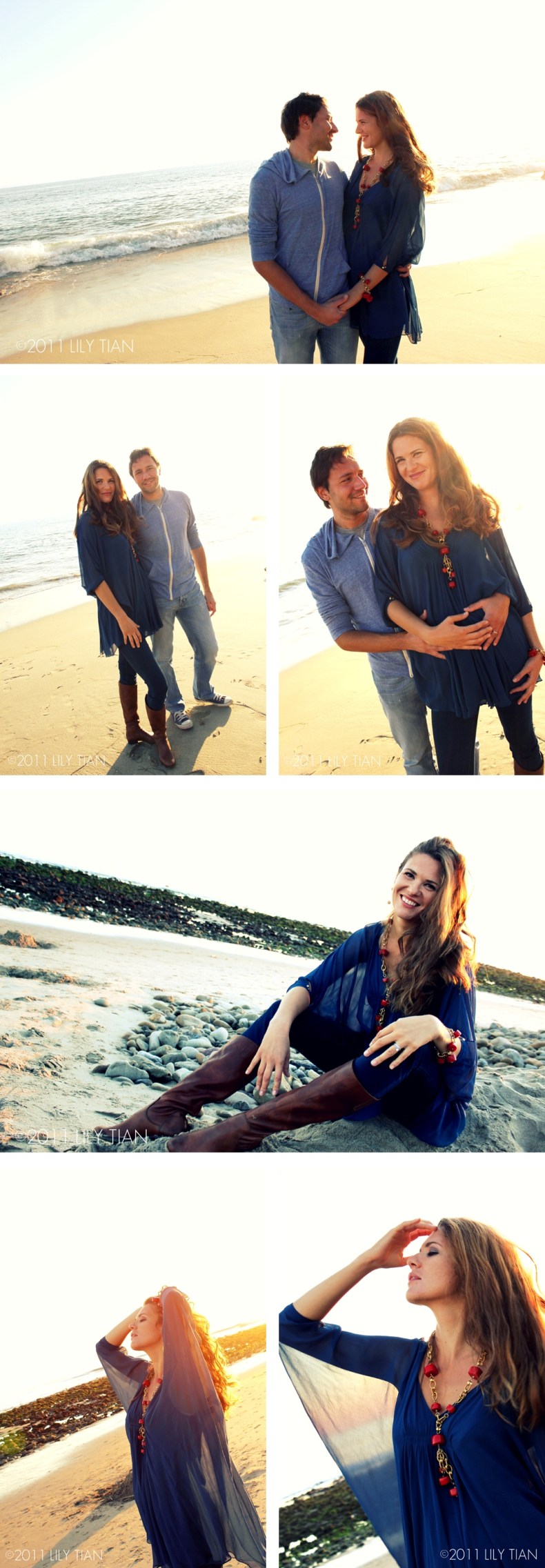 Malibu maternity photoshoot