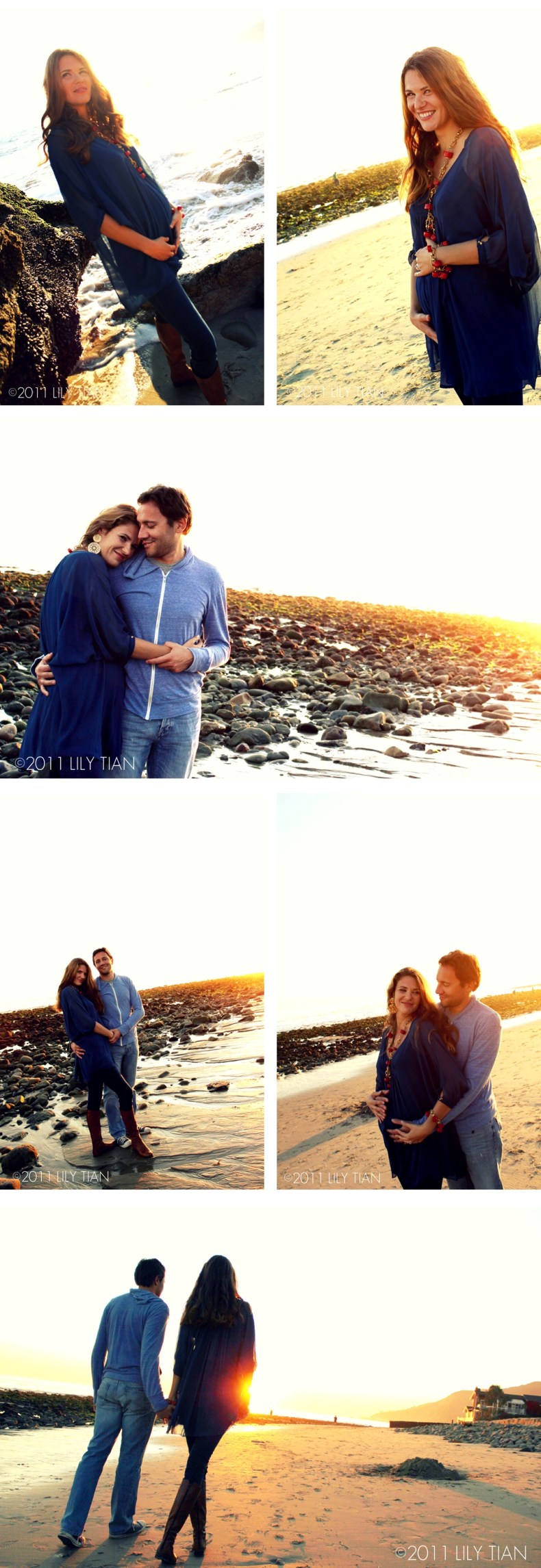 Malibu maternity photoshoot